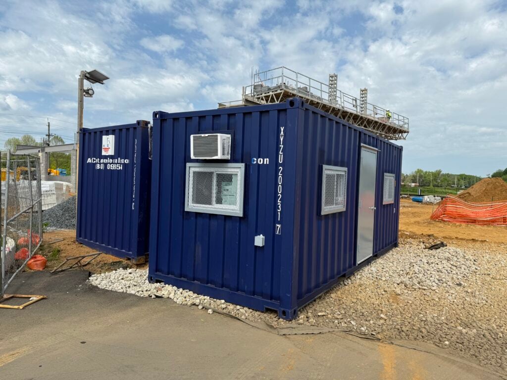 Fully customized office container by ARK