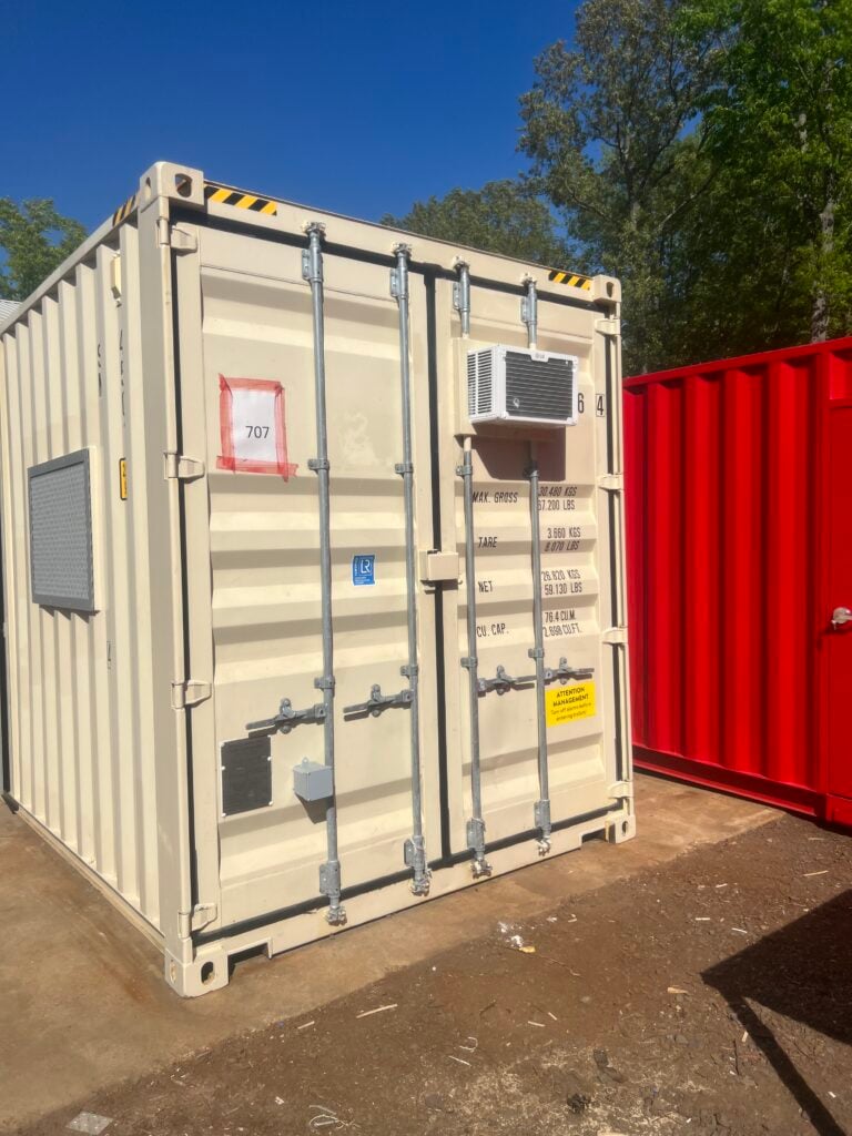 Office container air conditioning modification