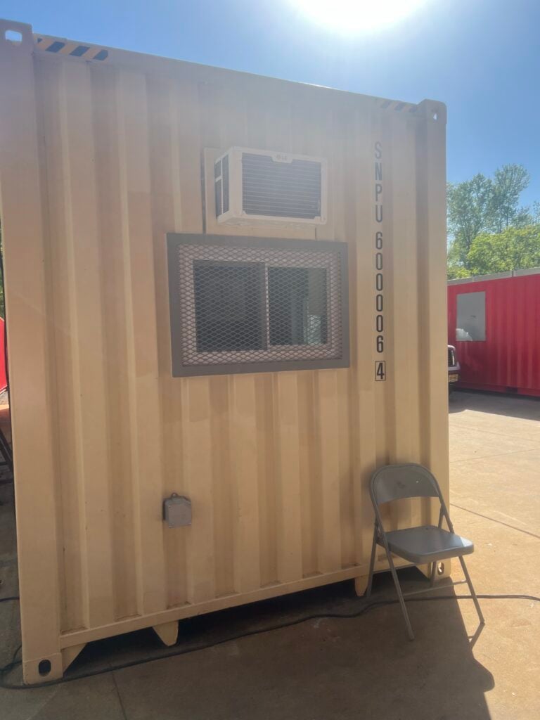 Office container windows