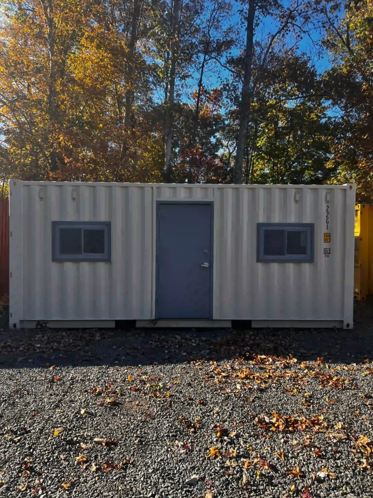 Office containers actual photo
