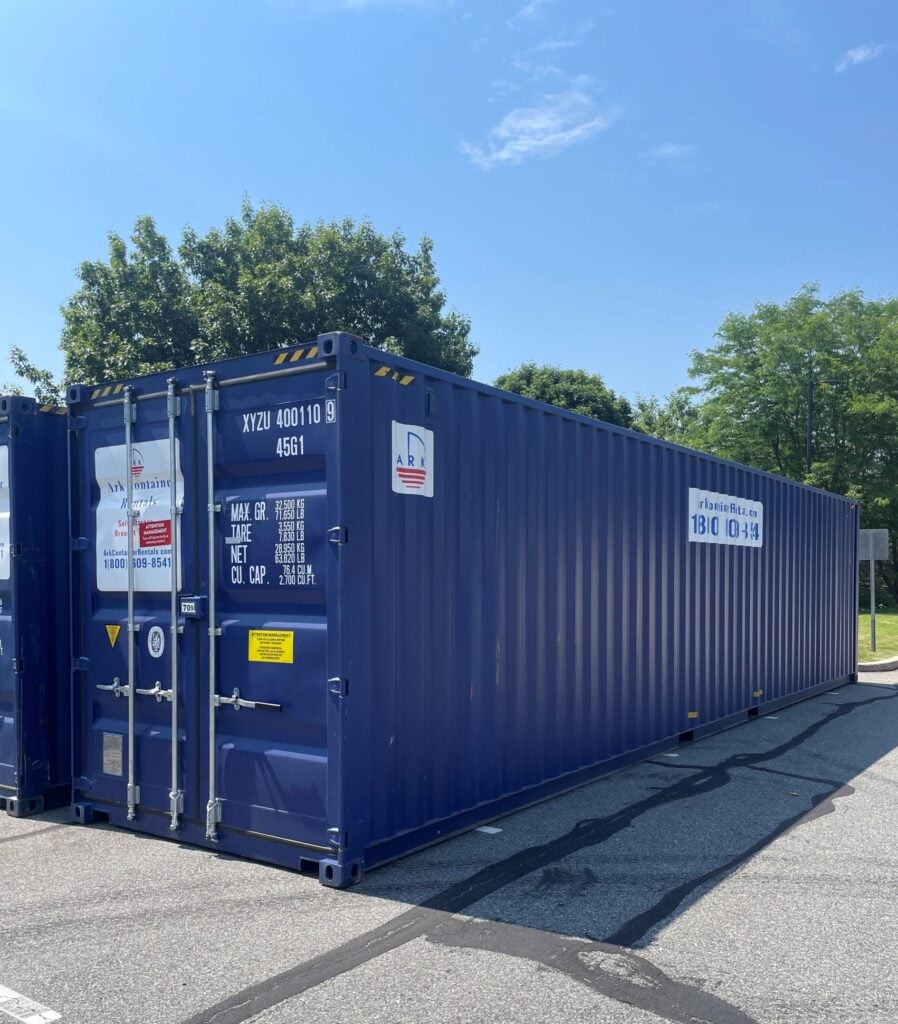 Durable and secure 40 ft storage containers